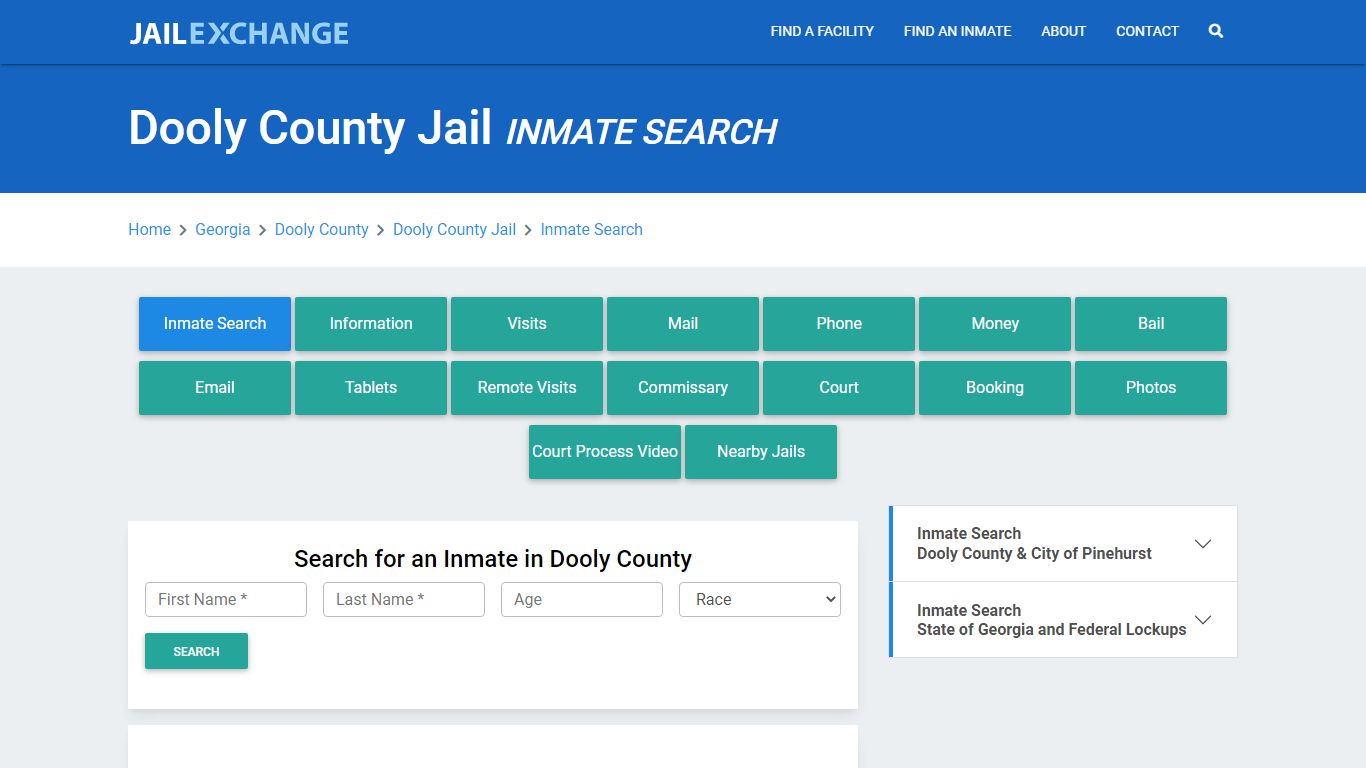 Dooly County Jail, GA Inmate Search: Roster & Mugshots