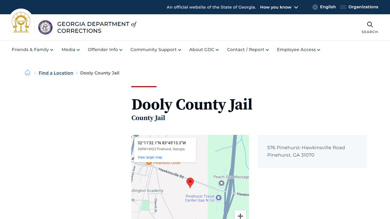 Dooly County Jail - Georgia Department of Corrections